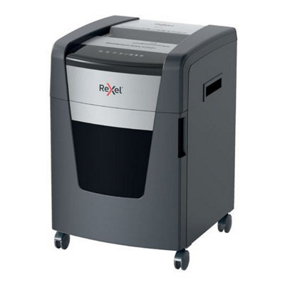 Rexel XP512+ Black Micro Cut Paper Office Shredder P5 45 Litre