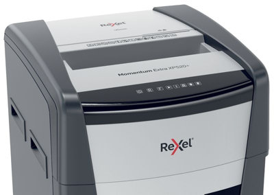 Rexel XP520+ Black Micro Cut Paper Shredder P5 120 Litre