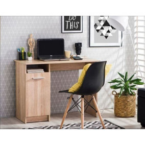 Reygo Sonoma Oak Effect Desk With 1 Door