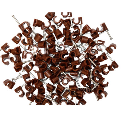 RG6 Satellite Digital Tv Aerial Coax Cable Coaxial Webro RG6 Brown 25 Metres