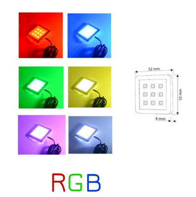 Rgb clearance led square