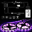RGB LED STRIP LIGHTS,5M,Color changing by remote and app control