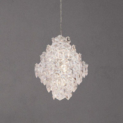 Rhia 5 Light Clear Acrylic Pendant Ceiling Light