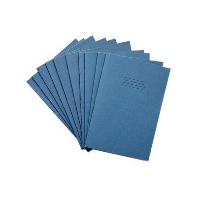 Rhino A4 Exercise Book 80 Page, Light Blue, 7mm Squared (Pack 50)