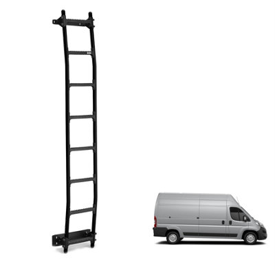 Rhino Black Van Ladder for the Citroen Relay (2006+) Roof Height H3
