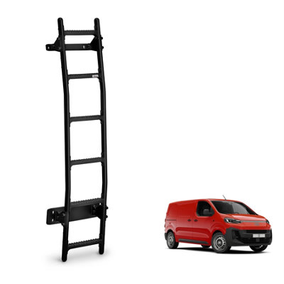 Rhino Black Van Ladder for the Fiat Scudo (2022+) Roof Height