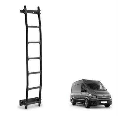 Rhino Black Van Ladder for the MAN TGE (2017+) Roof Height Normal (H2) or High (H3)