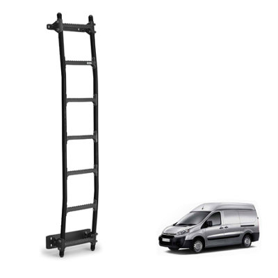 Rhino Black Van Ladder for the Peugeot Expert (2007-2016) Roof Height H2