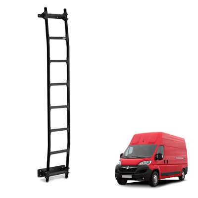 Rhino Black Van Ladder for the Vauxhall Movano (2021+) Roof Height H3
