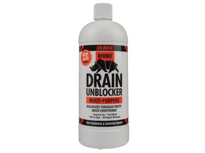 Rhino Drain Unblocker 1 Litre - Ultimate Solution for Tough Clogs