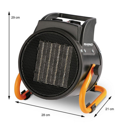 Rhino Portable 3kW CompactFan Heater