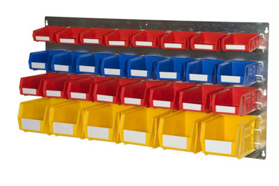 Rhino Tuff Bin on Louvre Panel - 457H x 915W