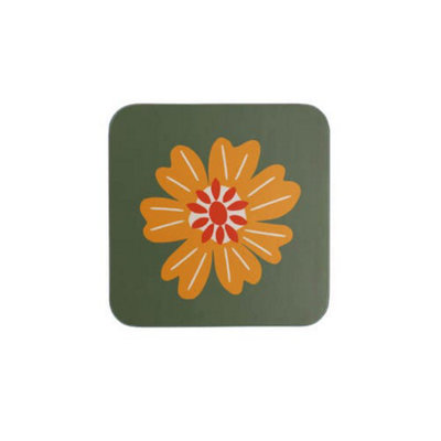 RHS Cottage Garden Set of 4 Coasters Multi