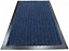 Ribbed Doormats. Machine Washable Door Mat suitable Kitchen doormats, mats, washable mats, office mats (Blue, 100cm X 120cm)