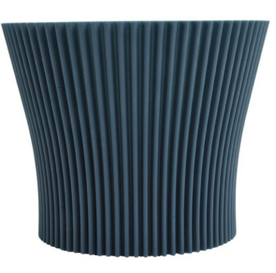 Ribbed Flower Pot Planter Indoor Outdoor Plastic Modern Multiple ...