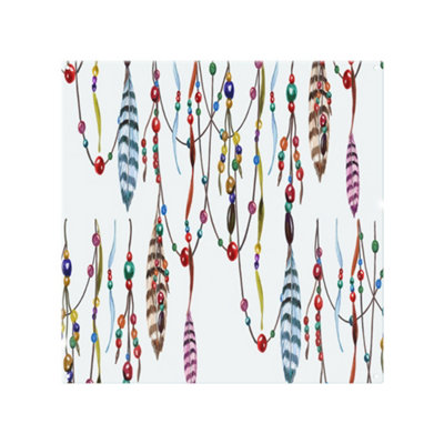 Ribbon & Bead Splash Back designer style