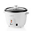 Rice Cooker & Steamer, 1L, for 1-4 People, with Non-Stick Coating, Keep-Warm Function & Steamer Insert