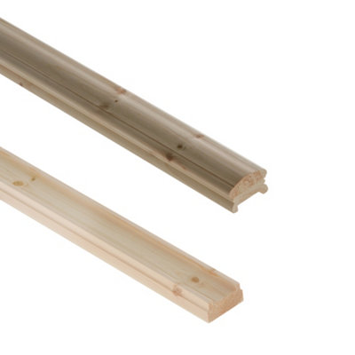 Richard Burbidge 32mm LHR Handrail and Base Rail Set 1800mm