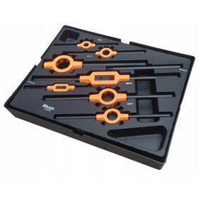 RICHMANN C1219, tap and dies holders wrenches set 7 pcs, M1-M20