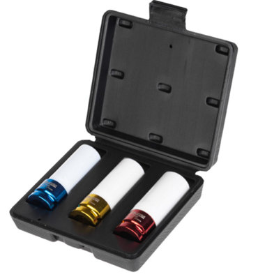 RICHMANN C4001, 1/2" hi-torque alloy deep impact sockets sizes 17, 19, 21mm