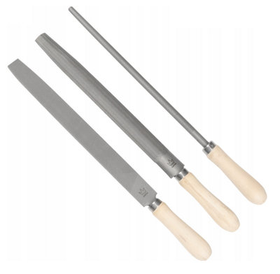 RICHMANN C4993, rasp set 3 pcs, longer blades 250 mm, classic wooden