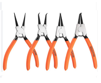 RICHMANN C7100, circlip pliers set 4 pcs internal external 160mm straight bent