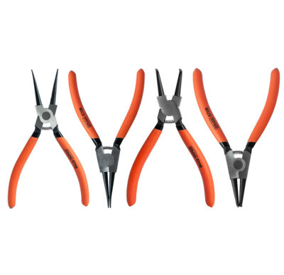 RICHMANN C7120, circlip pliers set 4 pcs internal external 200mm straight bent