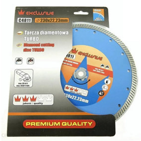 RICHMANN Exclusive Diamond blades disc 230mm turbo for stone concrete ceramic bricks