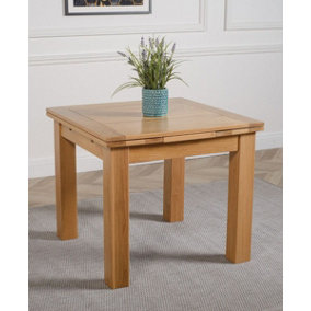 Richmond 90 - 150cm Small Oak Extendable Dining Table