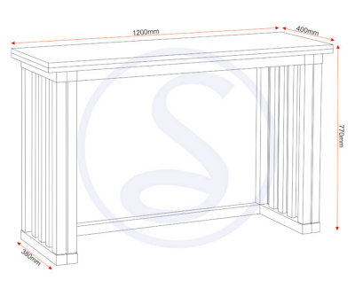 Richmond Oak Varnish Foldaway Dining Table