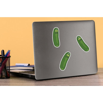 Rick And Morty Deluxe Pickle Rick Stickers (Pack of 50) Multicoloured ...