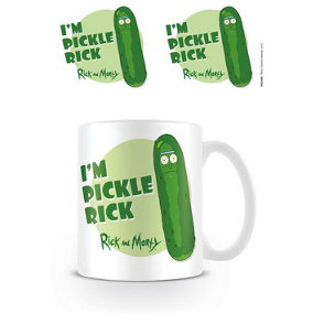 Rick And Morty Pickle Rick Mug White/Green (One Size)