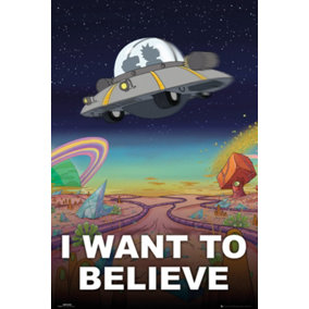Rick & Morty I Want to Believe 61 x 91.5cm Maxi Poster