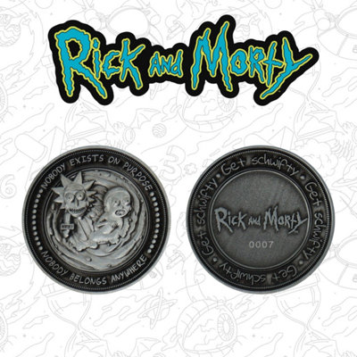 FaNaTtik Rick & Morty Collectable Coin – Limited Edition Für Echte Fans
