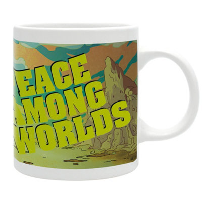 Rick & Morty Peace 320ml Ceramic Mug