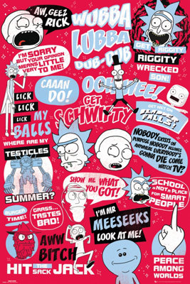 Rick & Morty Quotes 61 x 91.5cm Maxi Poster