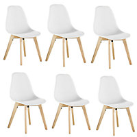 Rico Dining Chair Set of 6, White