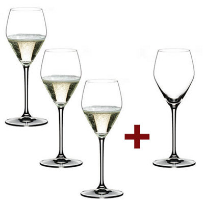 Riedel Extreme Rose / Champagne 4 for 3 Wine Glasses