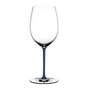 Riedel Hand Made Fatto A Mano Cabernet/Merlot Wine Glass Dark Blue