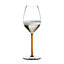 Riedel Hand Made Fatto A Mano Champagne Wine Glass Orange