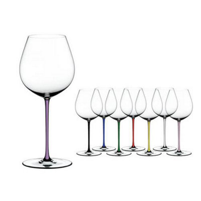 Riedel Hand Made Fatto a Mano Old World Pinot Noir Wine Glass Violet