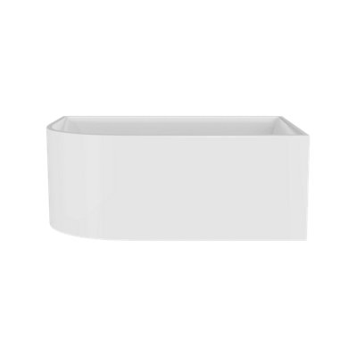 Right Hand J-Shaped Freestanding Bath from Balterley - 1500mm x 710mm