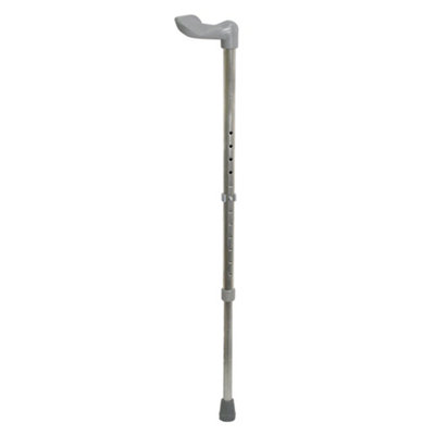 Right Handed Ergonomic Handled Walking Stick - 12 Height Settings - Medium