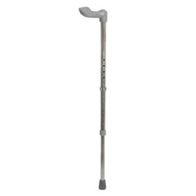 Right Handed Ergonomic Handled Walking Stick - 12 Height Settings - Small