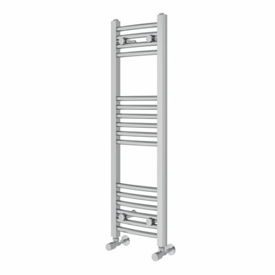 Right Radiators 1000x300 mm Curved Heated Towel Rail Radiator Bathroom Ladder Warmer Chrome