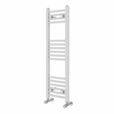 Right Radiators 1000x300 mm Curved Heated Towel Rail Radiator Bathroom Ladder Warmer White