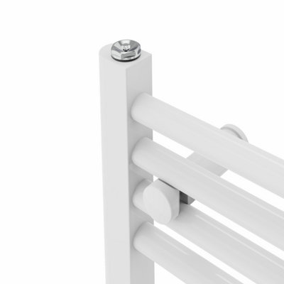 Right Radiators 1000x300 mm Straight Heated Towel Rail Radiator Bathroom Ladder Warmer White