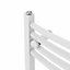 Right Radiators 1000x400 mm Curved Heated Towel Rail Radiator Bathroom Ladder Warmer White