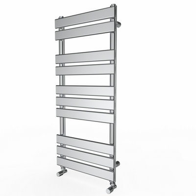 Right Radiators 1000x450 mm Designer Flat Panel Heated Towel Rail Radiator Bathroom Warmer Heating Chrome