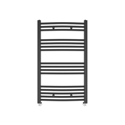 Right Radiators 1000x600 mm Bathroom Curved Heated Towel Rail Radiator Warmer Ladder Anthracite